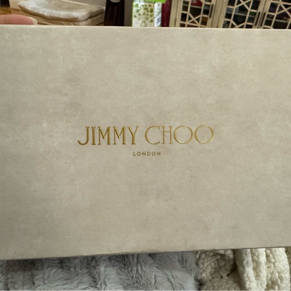 White Satin Crystal-Ankle Strap Heeled Sandals- Yellow App 💛 - Picture 6 of 6